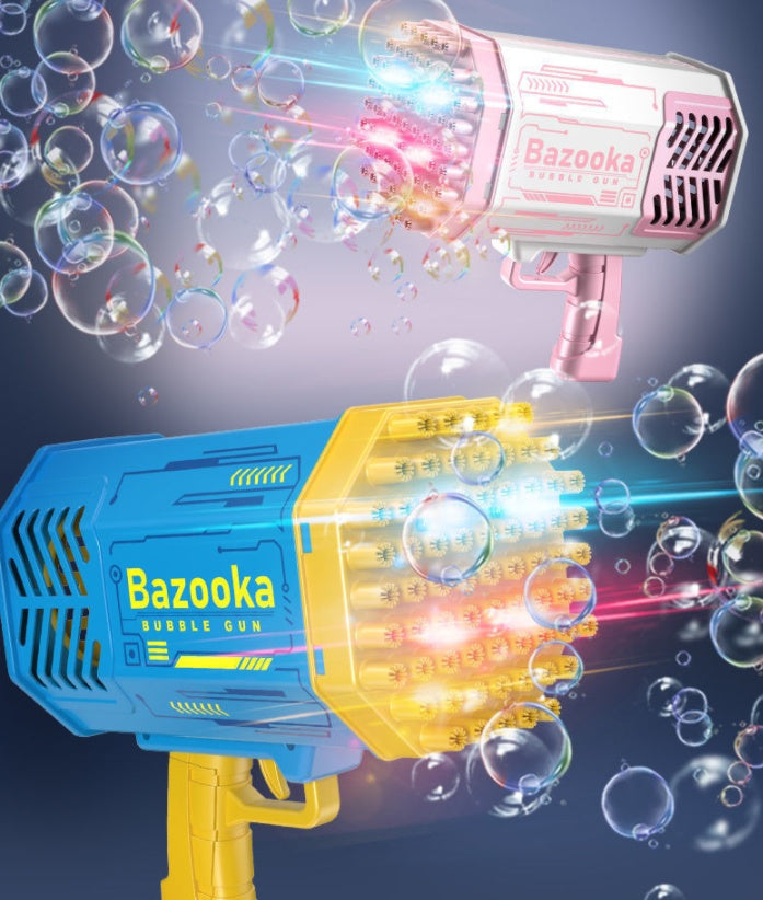 Automatic Blower With Light Bubble Gun