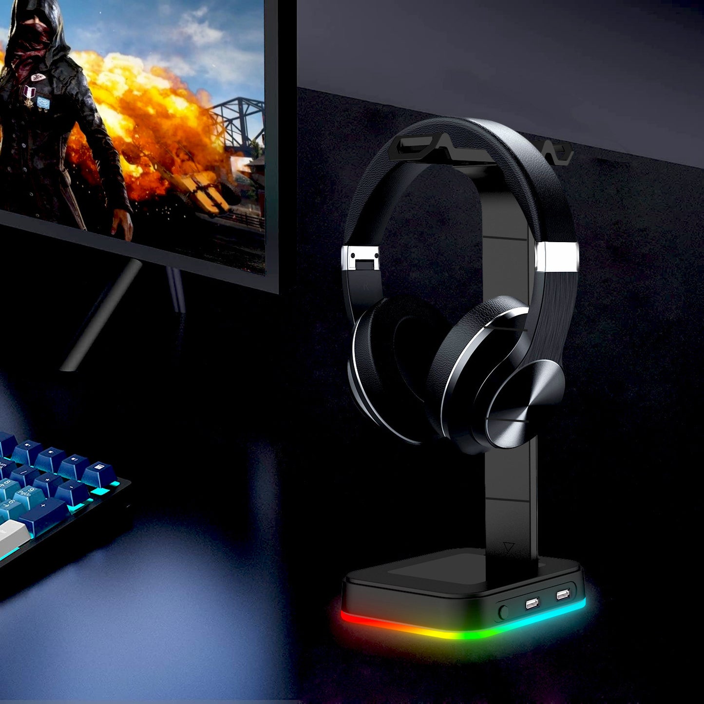 RGB Glare Headset Bracket