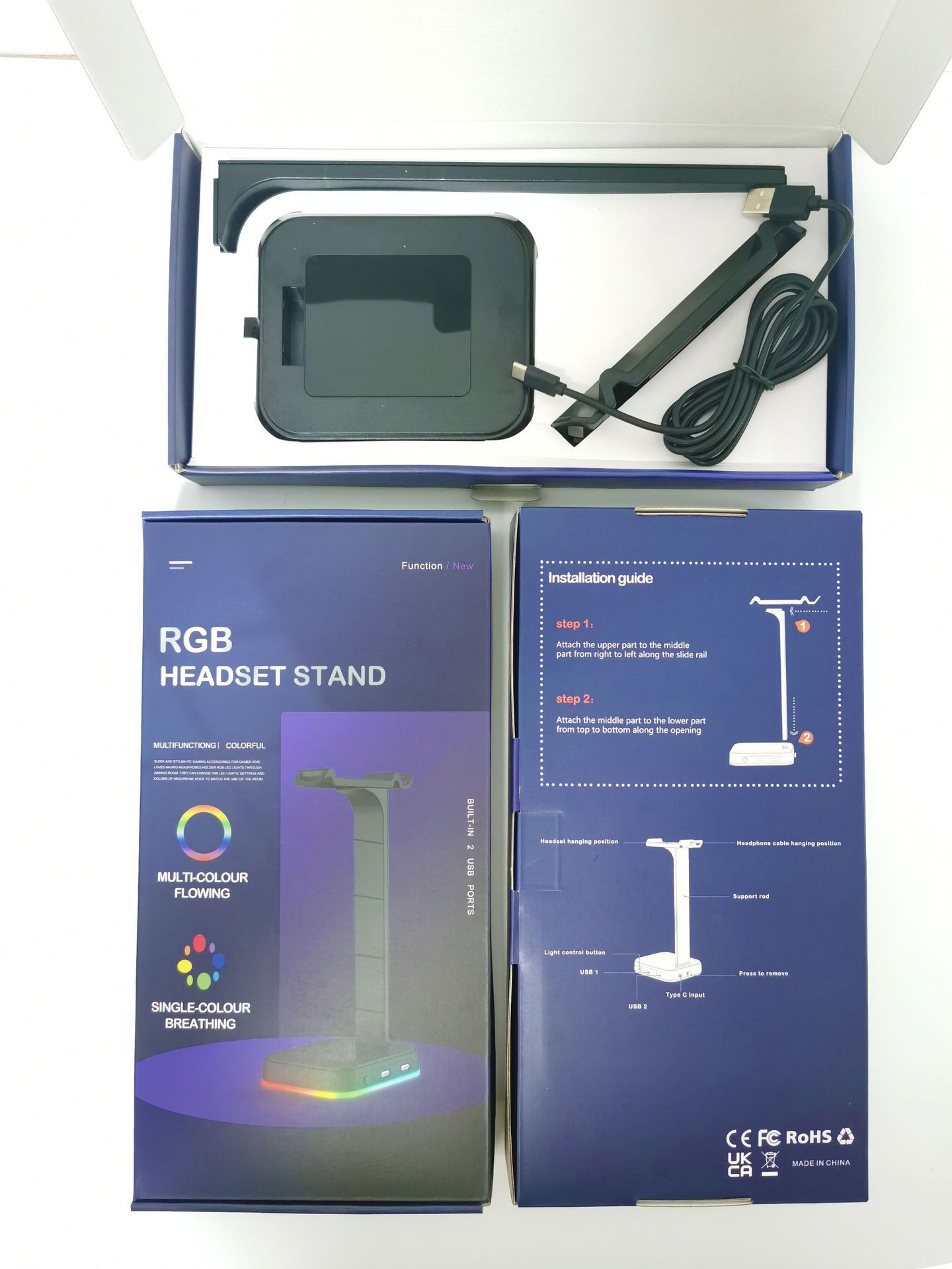 RGB Glare Headset Bracket