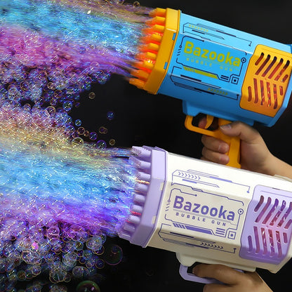 Automatic Blower With Light Bubble Gun