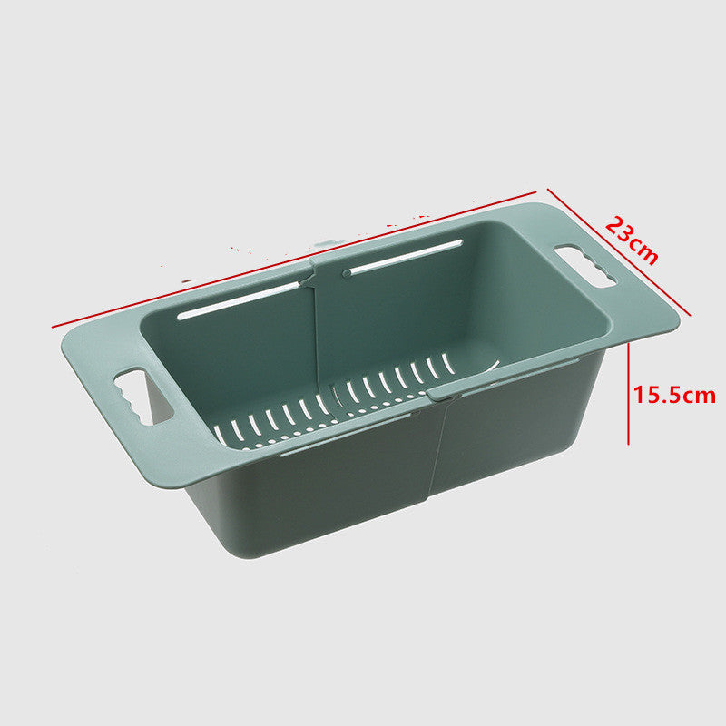 Sink Drain Retractable Storage Rack