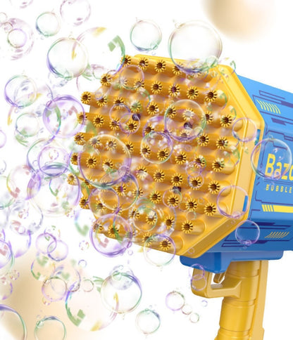 Automatic Blower With Light Bubble Gun